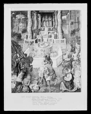 Les Antiquités judaiques, fol. 1v, Die Einnahme Jerusalems durch Herodes den Großen