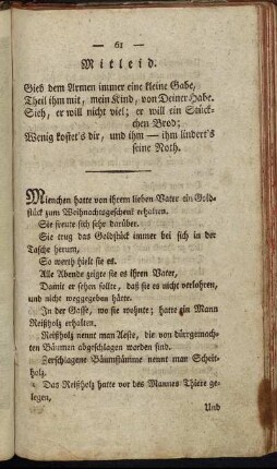 Mitleid.