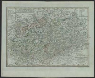 Güssefeld, F. L.: Karte vom Obersächsischen Reichskreis, ca. 1:700 000, Kupferstich, 1804