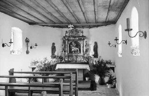 Innenansicht der Martinskapelle bei Furtwangen