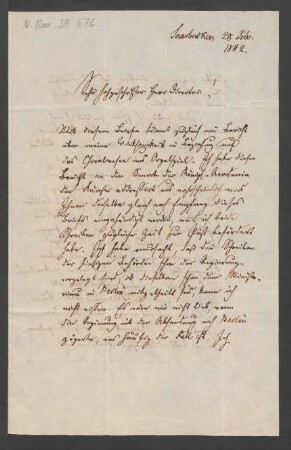 Brief an Carl Friedrich Rungenhagen : 28.02.1848