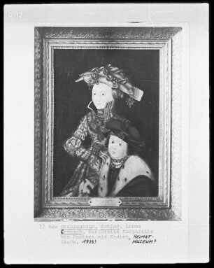 Kurfürstin Margarethe von Sachsen mit Knaben
