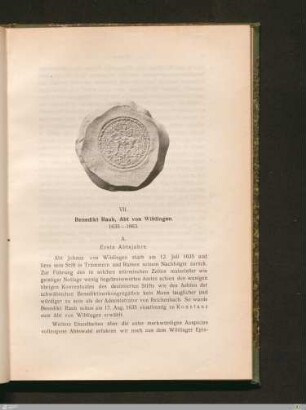 VII. Benedikt Rauh, Abt von Wiblingen