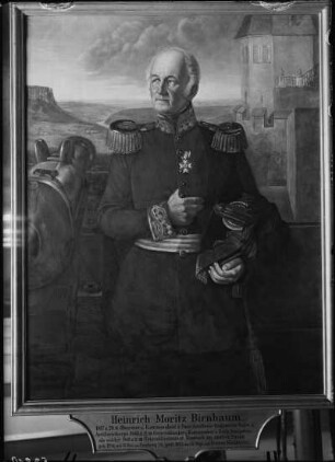 Heinrich Moritz Birnbaum, Kommandant der Art.-Korps, 1845-52 Kommandant der Festung Königstein