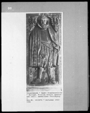 Epitaph, Florian Alborn (gest. 1621)