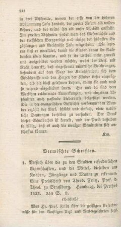 242-266 Vermischte Schriften