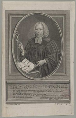 Bildnis des Johann Christoph Maier