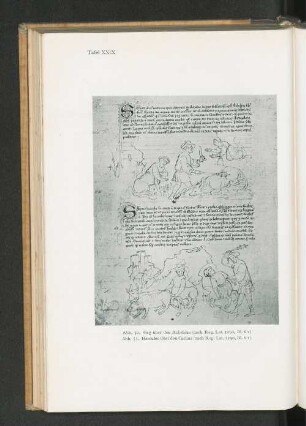 Tafel XXIX Abb. 50. Sieg über den Achelous (nach Reg. Lat. 1290, Bl. 6 v) Abb. 51. Hercules tötet den Cachus (nach Reg. Lat. 1290, Bl. 6 v)