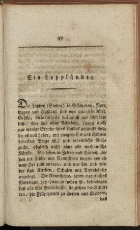 Ein Lappländer.