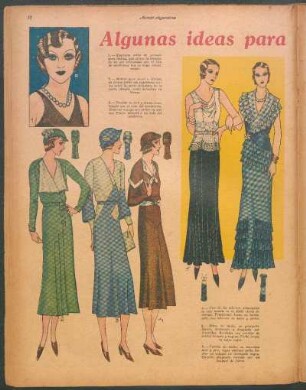Algunas ideas para la mujer elegante [Dibujos]