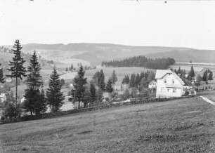 Verebnungsflächen : Verebnungsflächen im östlichen Teil von Nové Hamry.