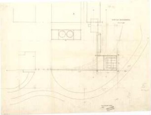 Littmann, Max; Bocksberg; Hofgut, Stallgebäude - Schweinestall (Lageplan m. Grundrisse)