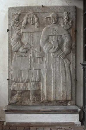 Epitaph der Eheleute Andreas Schreiber (gest. 1666) und Ursula Rühlen (gest. 1684)