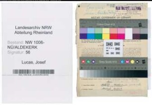 Entnazifizierung Josef Lucas , geb. 15.05.1904 (Friseur)