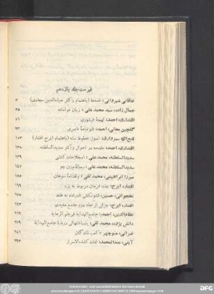فهرست جلد یازدهم