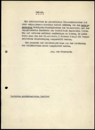 Umlauf K. von Graevenitz