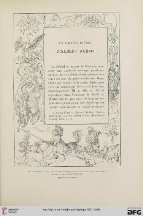 3. Pér. 37.1907: Un dessin inédit d'Albert Dürer