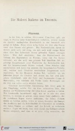 Die Malerei Italiens im Trecento