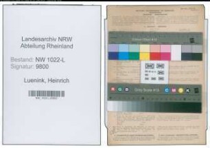 Entnazifizierung Heinrich Luenink , geb. 23.04.1900 (Stadtangestellter)