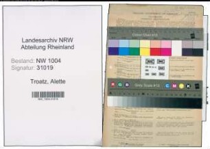Entnazifizierung Alette Troatz , geb. 25.03.1895 (Geschaeftsinhaberin)