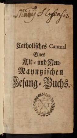 1r-1r, Titelblatt