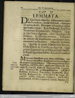 Cap. II. Lemmata