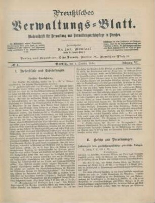 4. October 1884-26. September 1885 = No. 1-52