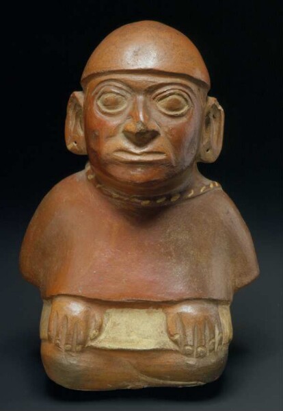 Anthropomorphic seated figure