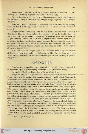 ⟦Appenweier⟧
