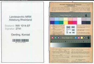 Entnazifizierung Konrad Oerding , geb. 17.03.1901 (Landwirt)
