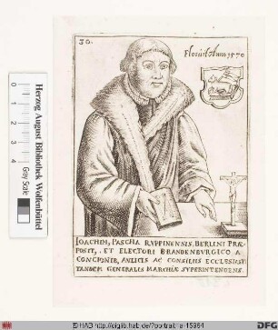 Bildnis Joachim Pascha (Pasche) d. Ä.