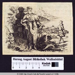 Arzt führt einen Jungen.