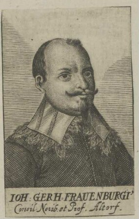 Bildnis des Ioh. Gerh. Frauenburgius