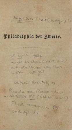 Philadelphia der Zweite