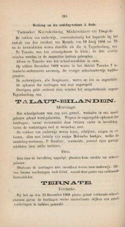 Talaut-Eilanden