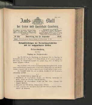 No. 234, 28. September 1916