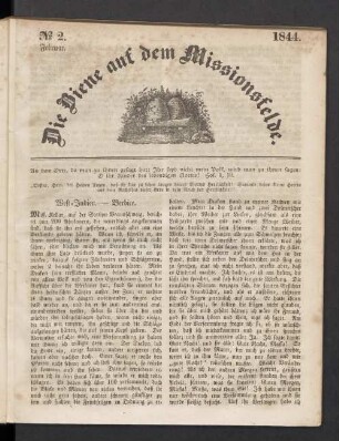 N° 2. Februar. 1844