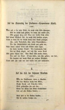 Johann Scheffler's (Angelus Silesius) sämmtliche poetische Werke, 1. [Gelegenheitsgedichte ; Heilige Seelenlust]