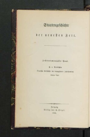 Theil 3: Bis zur Juli-Revolution
