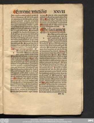 De sacramen[to] Ordi[ni]s. [et] de dignitate sacerdotu[m].