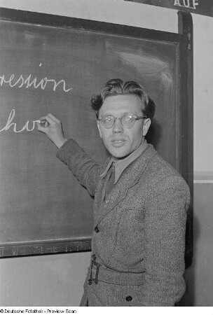 Porträt eines Lehrers