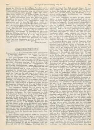 379-381 [Rezension] Craemer, Rudolf, Deutschtum im Völkerraum