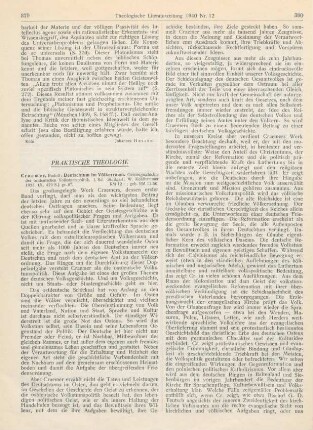 379-381 [Rezension] Craemer, Rudolf, Deutschtum im Völkerraum