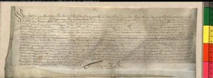 Belehnung des Ludolf Klencke mit dem Zehnt zu Oyle und zubehörigem Land