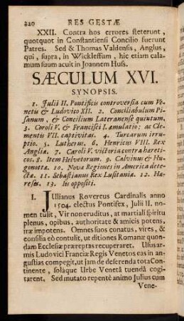 220-247, Saeculum XVI.