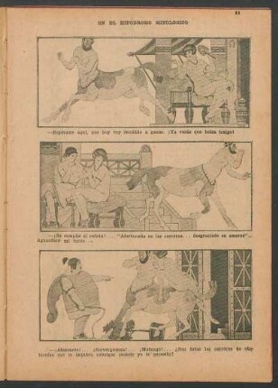 En el hipódromo mitológico [Ilustraciones]