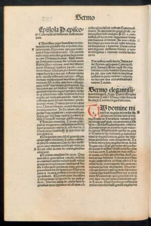 Epistola P. episcopo Cameracensis ad dominum nostrum papam.