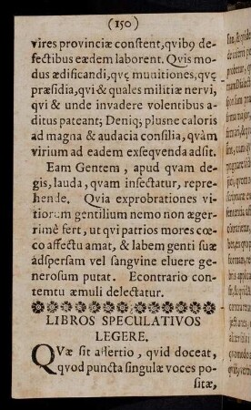 150-156, Libros Speculativos Legere; Axiomata