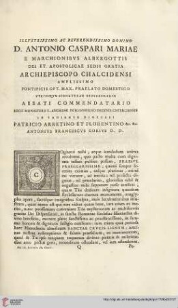 D. Antonio Caspari Mariae […]