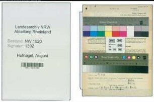 Entnazifizierung August Hufnagel , geb. 18.09.1900 (Arbeiter)
